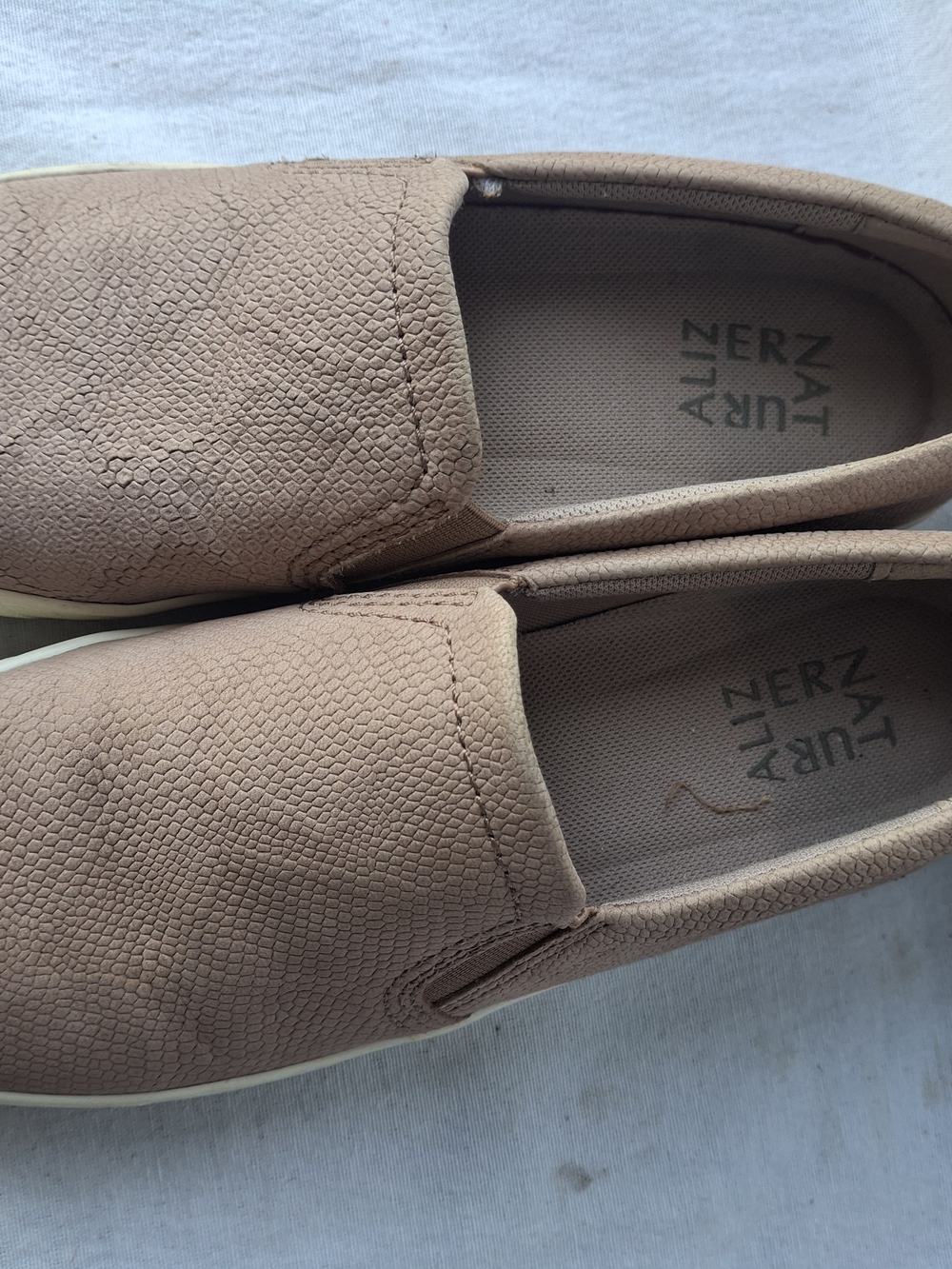 Naturalizer Men's Slip-On Loafers in Taupe